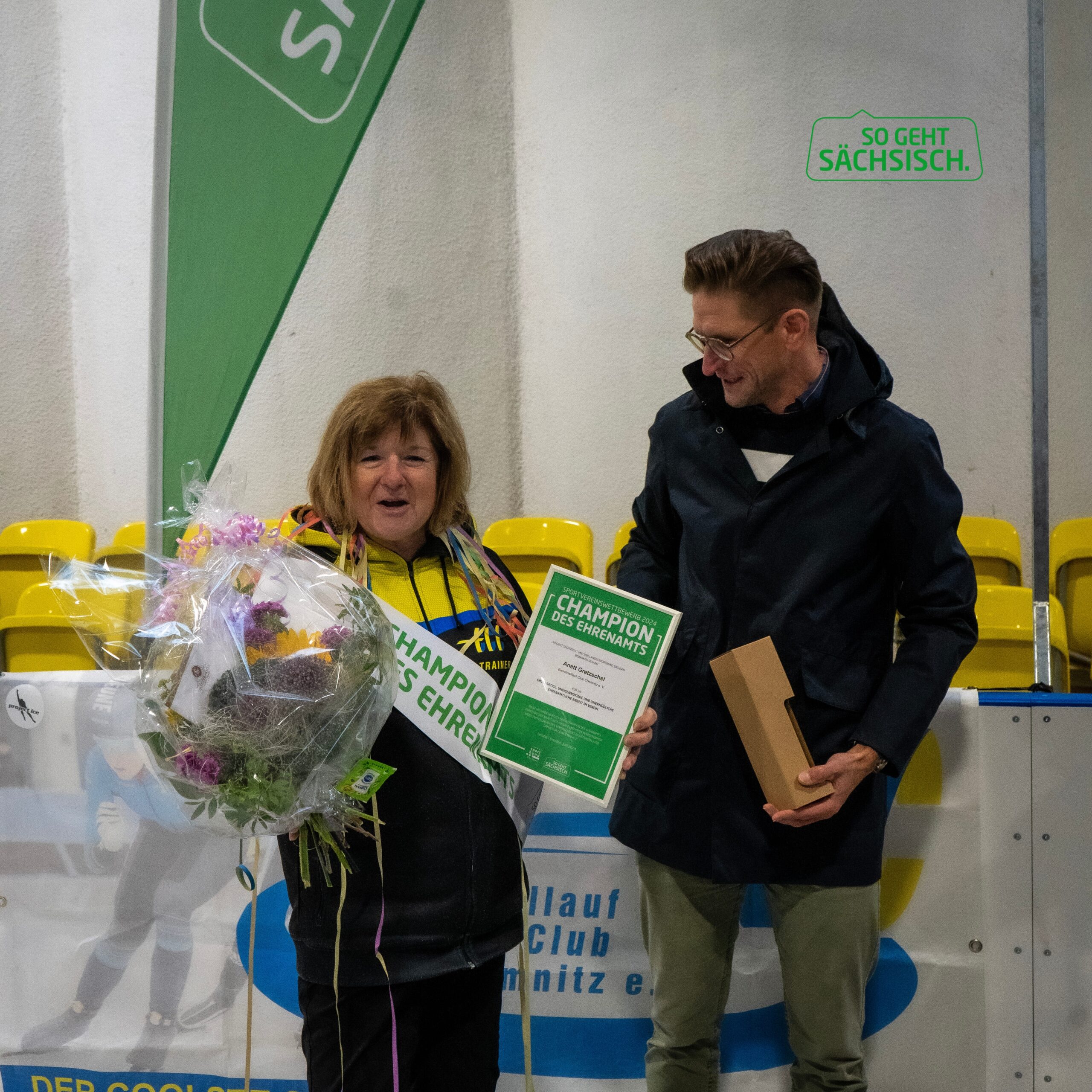 Champion des Ehrenamts: Anett Gretzschel